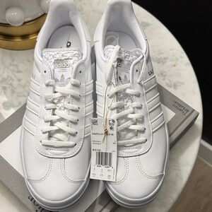 Adidas Women's Gazelle White Sneakers